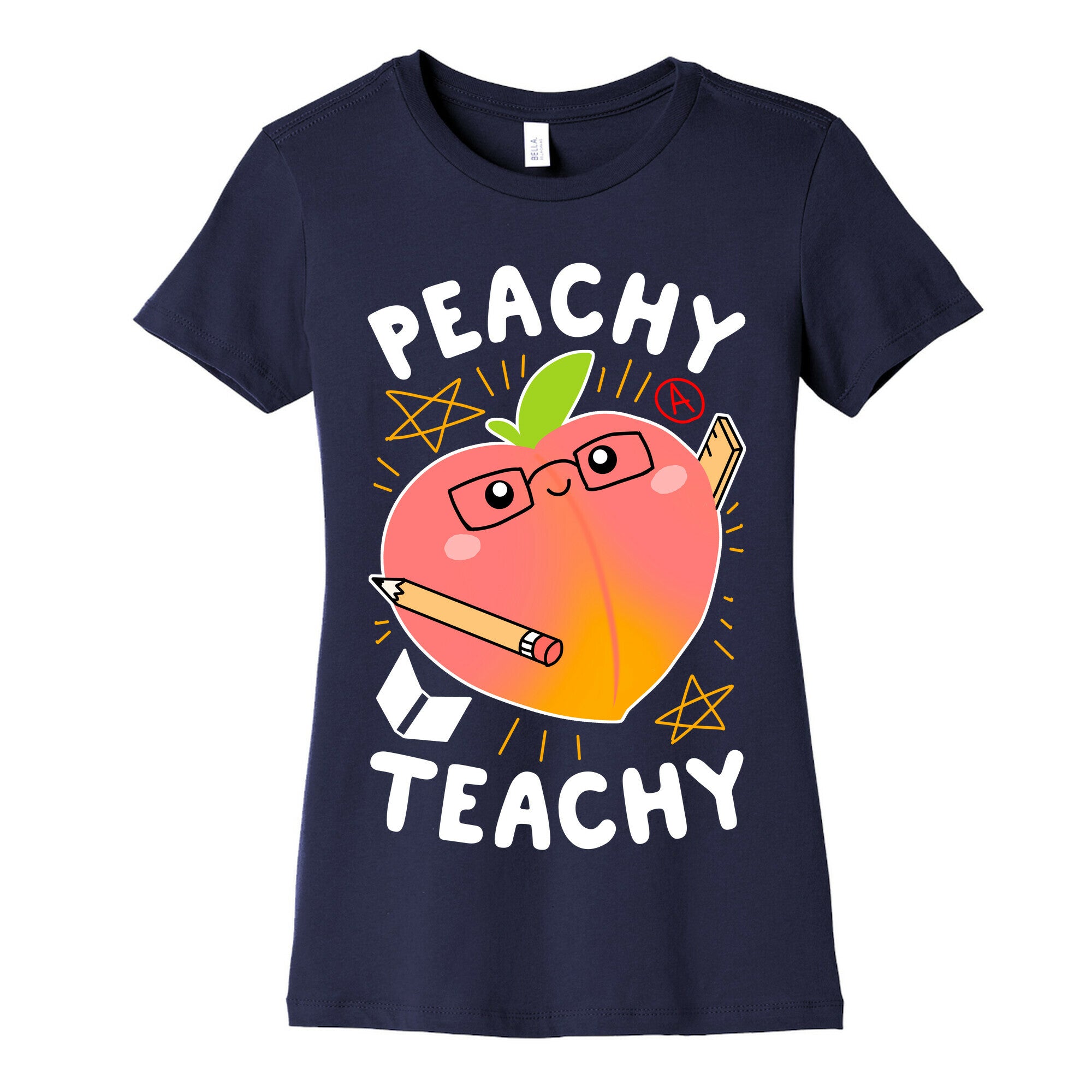 Peachy Teachy Women's Cotton Tee